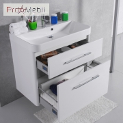 Тумба для ванної з умивальником підвісна Devon 80 (ШН-800) Fancy Marble