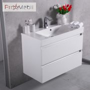 Тумба для ванної з умивальником підвісна Borneo 900 Edison Fancy Marble