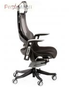 Крісло Wau black fabric charcoal network Special4You