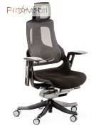 Крісло Wau black fabric charcoal network Special4You