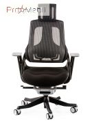 Крісло Wau black fabric charcoal network Special4You