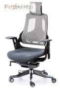 Крісло Wau slatеgrеy fabric snowy network Special4You