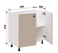 Тумба нижня Н80 кухня Сью Світ Меблів