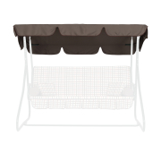 Тент на садовые качели Дача / Релакс / Графиня полиэстер шоколад Vitan
