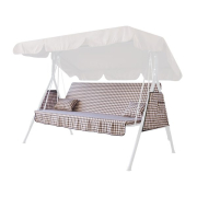 Сидіння на садову гойдалку Дача коричнева клітинка Vitan