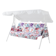 Сидіння на садову гойдалку Дача квіти акварельні Vitan