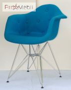 Стілець Leon Soft CH-ML Шерсть синій W-5 Onder Mebli