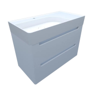 Тумба для ванної з умивальником підвісна Edge-2 Fancy Marble