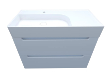 Тумба для ванної з умивальником підвісна Edge-2 Fancy Marble