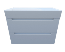 Тумба для ванної з умивальником підвісна Edge-2 Fancy Marble