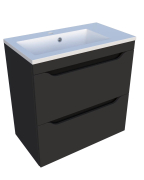 Тумба для ванної з умивальником підвісна Smith Josefine Slim 700L Fancy Marble