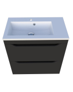 Тумба для ванної з умивальником підвісна Smith Josefine Slim 700L Fancy Marble