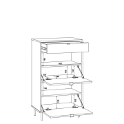 Тумба для взуття 2D1S Evo Mebel Bos