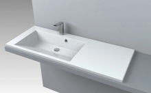 Умивальник Peggy 1250 L Matt Fancy Marble