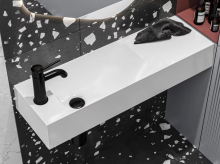 Умывальник Tristi 800 L Matt Fancy Marble