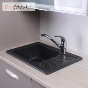 Кухонная мойка Filadelfia светло-черная Fancy Marble