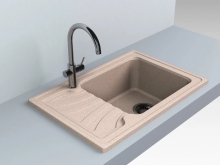 Кухонна мийка Filadelfia пісочна Fancy Marble