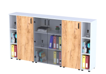 Комплект стелажів Open Office №1 білий Loft Design