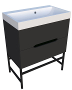 Тумба для ванной с умывальником подвесная Stella 70 Stiven Fancy Marble