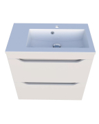Тумба для ванной с умывальником подвесная Smith Josefine Slim 700R Fancy Marble