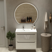 Тумба для ванної з умивальником підвісна Smith Josefine Slim 800L Fancy Marble
