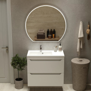 Тумба для ванної з умивальником підвісна Smith Josefine Slim 800L Fancy Marble