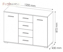 Комод 1200 Ріо Сокме