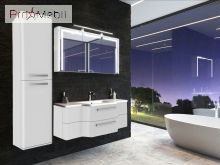 Пенал у ванну кімнату LvP-170 білий Levanto Botticelli