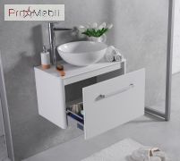 Тумба для ванної з умивальником підвісна Fiji 70 Mona Fancy Marble