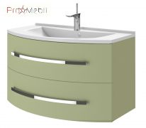 Тумба для ванной с умывальником Vn-90 оливковая Vanessa Botticelli