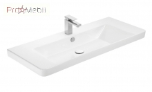 Тумба для ванної з умивальником Tc-105 чорна Ticino Ювента