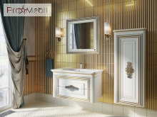 Дзеркало у ванну кімнату TM-80 біле Treviso Botticelli