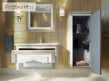 Дзеркало у ванну кімнату TM-80 біле Treviso Botticelli