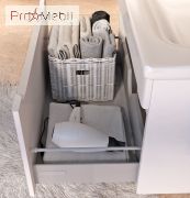 Тумба для ванной с умывальником Tv-100 красная Tivoli Ювента