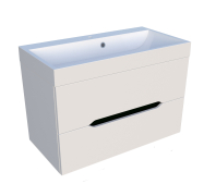 Тумба для ванної з умивальником підвісна Stella 80 Stiven Fancy Marble