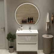 Тумба для ванної з умивальником підвісна Smith Josefine Slim 800R Fancy Marble