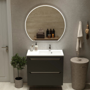 Тумба для ванної з умивальником підвісна Smith Josefine Slim 800R Fancy Marble