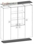 Топ и основание для шкафных композиций 23-111-l2250+ кабинет Morion Салита