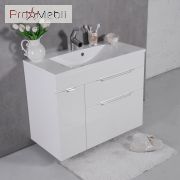 Тумба для ванної з умивальником підвісна Bermuda-2 Edison 900C Fancy Marble