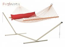Сімейний гамак з рейками California red pepper La Siesta