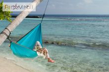 Одномісний туристичний гамак Colibri turquoise La Siesta
