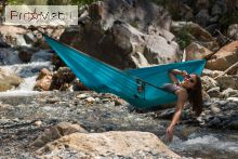 Одномісний туристичний гамак Colibri turquoise La Siesta