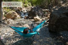 Одномісний туристичний гамак Colibri turquoise La Siesta