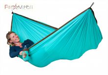 Одномісний туристичний гамак Colibri turquoise La Siesta