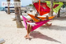 Одномісний туристичний гамак Colibri fuchsia La Siesta