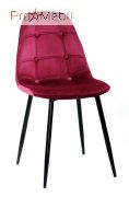 Стул Alex BK Metal Бархат бордо В-2 Onder Mebli