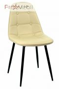 Стілець Alex BK Metal ЕК бежевий 06 Onder Mebli