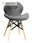 Стул Invar XXL ЭкоКожа серый 21 Onder Mebli