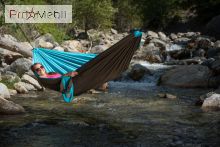 Одномісний туристичний гамак з м’якою оббивкою Colibri turquoise La Siesta