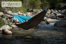 Одномісний туристичний гамак з м’якою оббивкою Colibri turquoise La Siesta